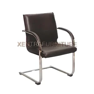 kursi hadap fantoni f 3017 cl, kulit genuine leather