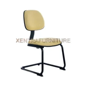 kursi hadap kaki cantilever tanpa roda, dudukan dan sandaran busa