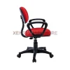 kursi kerja fantoni f 110 a, dengan sandaran tangan, warna merah, hadap samping