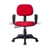 kursi kerja fantoni f 110 a, dengan sandaran tangan warna merah, hadap depan