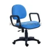 kursi kerja fantoni f 120 a, dengan sandaran tangan warna biru