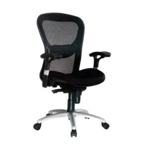 Fantoni Dakota kursi manager jaring warna hitam