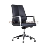 kursi manager kantor Fantoni Gemini warna oscar hitam