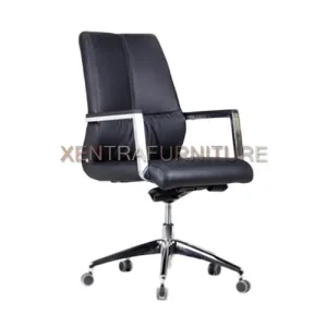 kursi manager kantor Fantoni Gemini warna oscar hitam