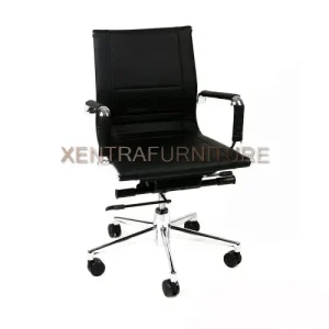 kursi manager minimalis fantoni oslo kulit genuine leather