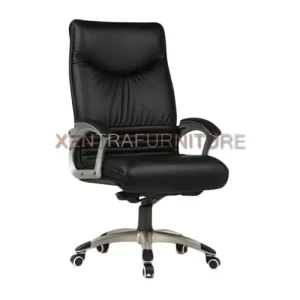 kursi pimpinan ergonomis Fantoni Bergen L kulit asli