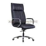kursi pimpinan minimalis kantor Fantoni Taurus warna oscar hitam