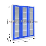 Kozure KF 05 MXW lemari arsip besi dengan 3 pintu ayun swing