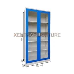 Kozure KF 03 G lemari arsip besi pintu kaca ayun swing