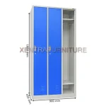 Kozure KL 3 W locker besi 3 pintu model lebar