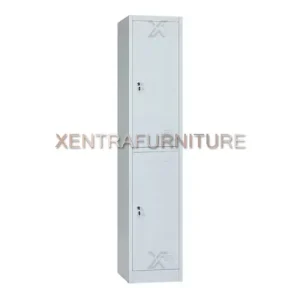Safeguard SL B2 locker besi metal 2 pintu dengan gantungan baju