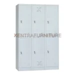 Safeguard SL B6W locker besi metal 6 pintu dengan gantungan baju
