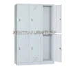locker besi metal 6 pintu dengan gantungan baju Safeguard SL B6W