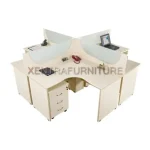 meja kerja partisi workstation Aditech SM 1215 P untuk 4 staff