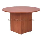 meja meeting bundar Aditech R 120 uk: 120x75 cm