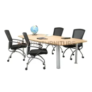 Aditech SR 2402 meja meeting modern minimalis untuk 6 - 8 orang
