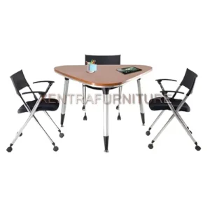 meja meeting segitiga Aditech FRM 15 model minimalis