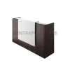 meja resepsionis Vendora warna walnut
