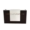 Vendora meja counter warna walnut