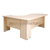 meja direksi modern model L Aditech M 2012 P, ukuran 200x120x75cm