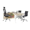 meja direksi modern Aditech FR 02 dengan credenza