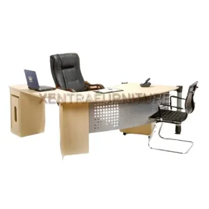 meja direktur modern Aditech FD 01 bentuk L