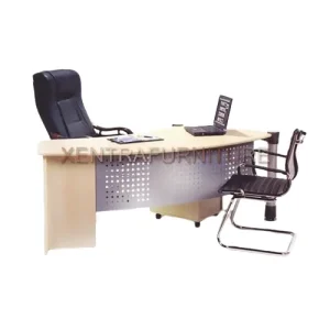 meja direktur modern model melengkung Aditech FD 02
