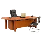meja direktur modern minimalis bentuk L Aditech FD 06