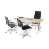 meja manager modern minimalis Aditech FR 12 dengan kaki metal