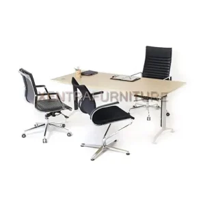 meja manager modern minimalis Aditech FR 12 dengan kaki metal