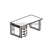 meja manager minimalis aditech FR 08 dengan mobile drawer